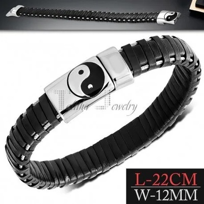 Talitha Кожена гривна „Ин и Ян