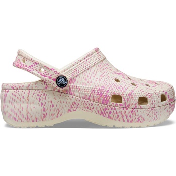 Crocs Classic platform snakeprint clog w 38/39