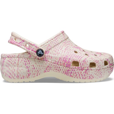 Crocs Classic platform snakeprint clog w 38/39
