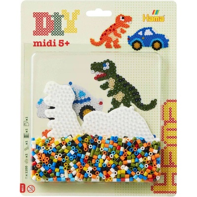 Hama 4215 - Velký blistr - Dinosaurus a auto - KRK