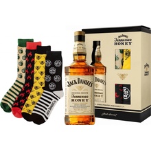 Jack Daniel's Tennessee Honey 35% 0,7 l (darčekové balenie ponožky)