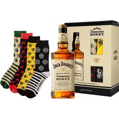 Jack Daniel's Tennessee Honey 35% 0,7 l (darčekové balenie ponožky)