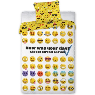 FARO povlečení Emoji Bavlna 140x200 70x90