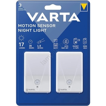 VARTA 16624101402 - Комплект 2x LED нощна лампа с сензор NIGHT LIGHT 3xAAA (VA0251)