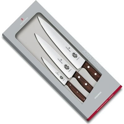 Victorinox sada kuchařských nožů dřevo 3 ks 5.1050.3G