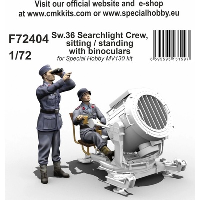 Special Hobby Sw.36 Searchlight Crew Sitting / Standing with Binoculars 1:72