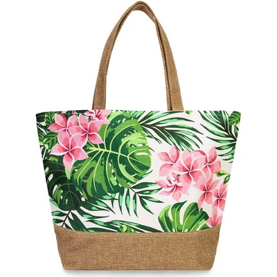 Kufreplus plážová taška ST4391 Tropical 44 x 36 x 12 cm
