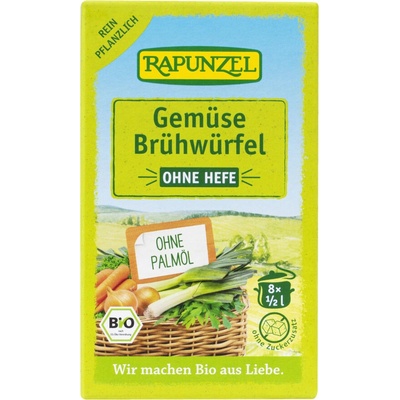 Rapunzel Zeleninový vývar bez droždí kostky 80 g