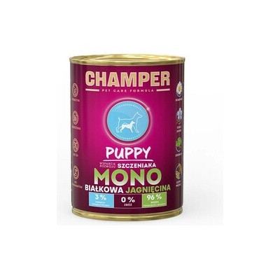 Champer Puppy s jahňacinou 400 g