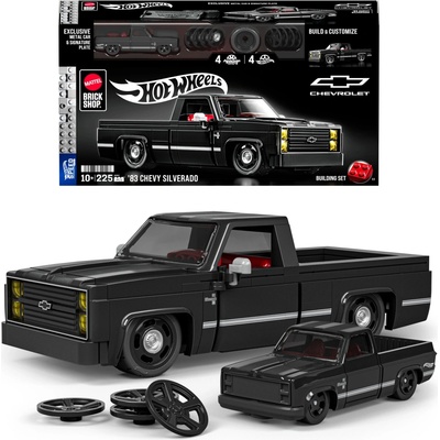 Mattel Brick Shop Hot Wheels Speed Series ’83 Chevy Silverado – stavebnica 225 dielikov