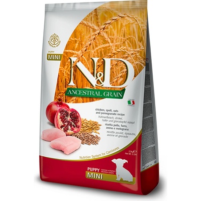 N&D Ancestral Grain Puppy Mini Chicken & Pomegranate 7 kg