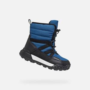 Geox Синя топла детска зимна обувка Geox Trekkyup Geox | Sin | Момчешки | 24