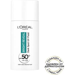 L'Oréal Bright Reveal UV Флуид за лице с ниацинамид 50 ml
