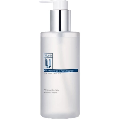 CUSKIN Vitamin U Oil To Foam Cleanser - Почистващ Хидрофилен Маслен Гел 250мл