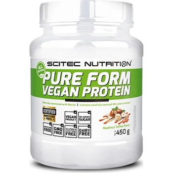 Scitec Pure Form Vegan Proteín 450 g