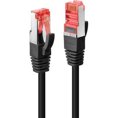 Lindy Пач кабел LINDY 47776, S/FTP, Cat. 6, 0.5m, черен (47776)