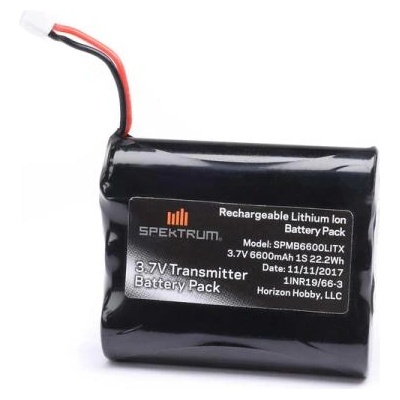 Spektrum Спектрум батерия предавател LiIon 3.7V 6600mAh XH-1S: NX6/NX8/NX10/iX12