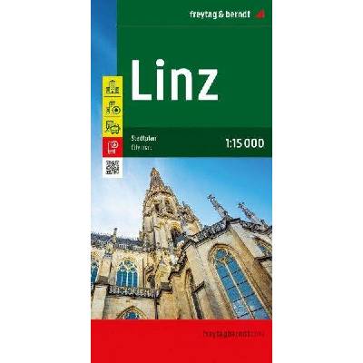 Linz 1:15 000 / mapa města