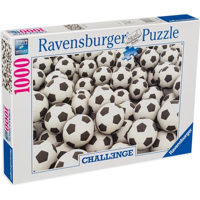 Ravensburger Пъзел Ravensburger от 1000 части - Футболни топки (17363)