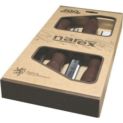NAREX Bystřice dláta plochá sada 4ks (6, 12, 20, 26mm) PLAST LINE PROFI 8603-00