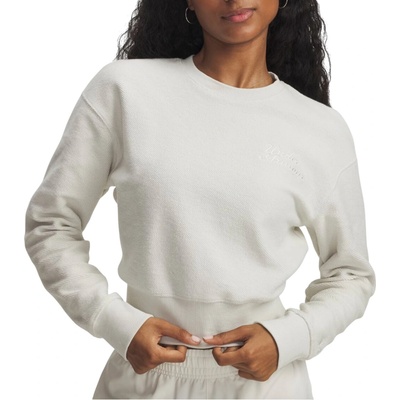 Under Armour Icon Terry Varsity Crew Wmn White