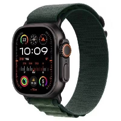 Apple Watch Ultra 2 49mm, Černý titan, Alpský tah L (MX4T3CS/A)