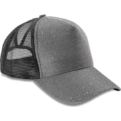 Result Headwear New York Sparkle Strieborná