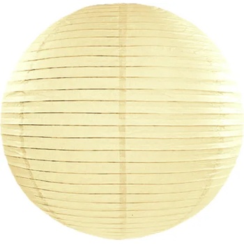 Image 1 of PartyDeco Кръгъл хартиен фенер - крем 25см