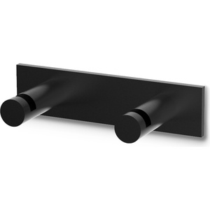 DECOR WALTHER Кука за кърпа Mikado Frame двойна черен мат (0524160)