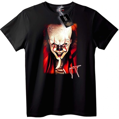 NOONEBRAND Тениска Пенуайз от IT Horror - L, White