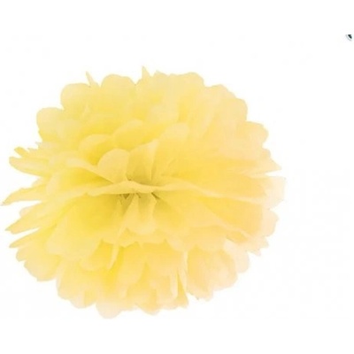 Pom Pom Papírový ŽLUTÝ 25cm – Sleviste.cz