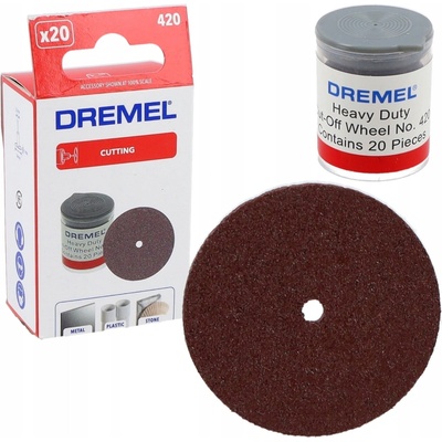DREMEL 420 řezný kotouč 24 mm x 1 mm, 20 ks