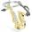 Metalmorphose Ключодържател Metalmorphose, Saxophone (MTM400-01)