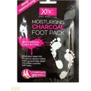 Přípravky pro péči o nohy Xpel Body Care Charcoal hydratační ponožky s aktivním uhlím pro ženy 1 ks