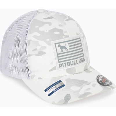 PitBull West Coast MESH full cap PITBULL USA bílá
