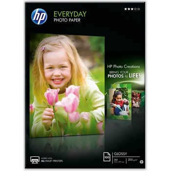 HP Фото хартия HP Everyday Photo glossy А4, 200g, опаковка 100 листа (23675-А)