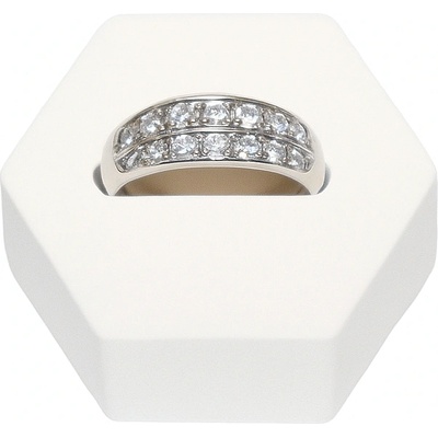 Бяло злато пръстен