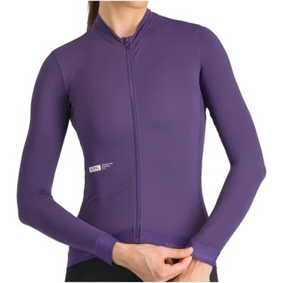 Sportful Дамска фланелка с къс ръкав за колоездене Sportful Women's SRK Jersey L/S Cycling jersey - Galactic Purple - размер XS (156-2756-0311)