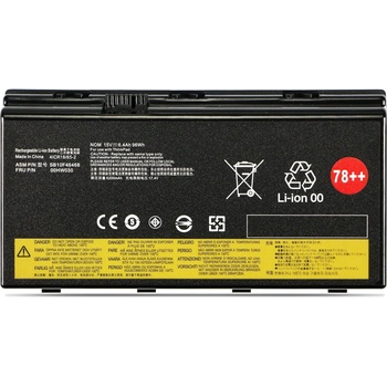 Lenovo Батерия за лаптопи Lenovo, 4 клетки, 14.8V, 77Wh, Заместител (L-BS-0199)