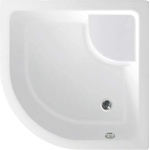 SAPHO - Душ-тава 80x80x28 см, включително крачета, R550, бяла C83 (C83)