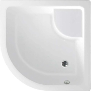 SAPHO - Душ-тава 80x80x28 см, включително крачета, R550, бяла C83 (C83)