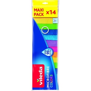 Vileda Кърпи от микрофибър в комплект от 14 бр. Colors - Vileda (173740)