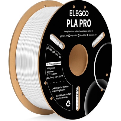 Elegoo PLA PRO 1,75 mm 1 kg Bílá