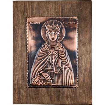 МЕДНА ИКОНА СВЕТА ЕКАТЕРИНА