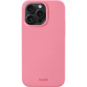Holdit Гръб Holdit за iPhone 15 Pro Max, Silicone Case, Rouge Pink