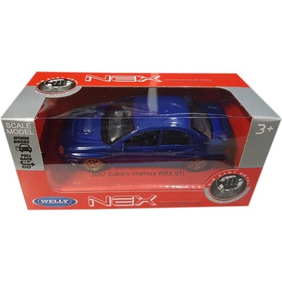 Welly Метална кола с отварящи се врати 2002 Subaru Impreza WRX STi Welly