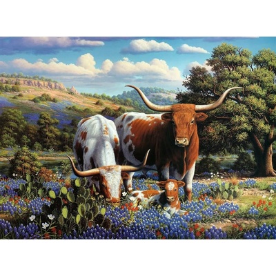 RAVENSBURGER Dobytok na lúke 500 dielov