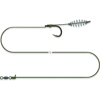 MadCat Náväzec Pellet Paste Rig Sinking 0,75 mm 1,2 mm 55 cm 1/0