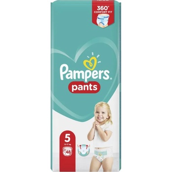 Pampers Бебешки пелени гащи - Pampers 5, 48 броя (1007000171)