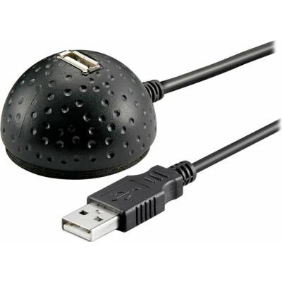 Goobay 03520130 USB 2.0 prodlužovací s podstavcem na stůl černý
